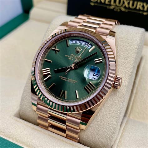 rolex day date 40 on strap|Rolex Day-Date 40 used.